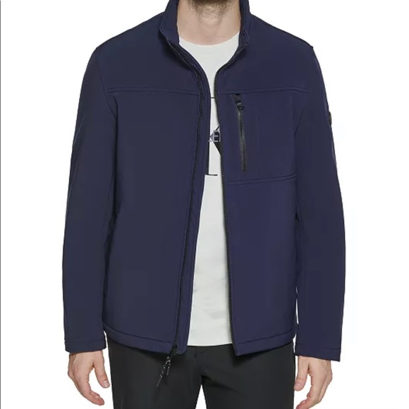 Calvin Klein Men's Infinite Stretch Soft Shell Jacket - Picture 2 of 10
